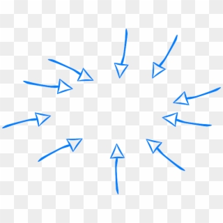 Flechas - Arrows Pointing In Png, Transparent Png