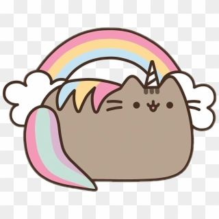 Unicorn Pusheen Sticker Png Line Sticker Pusheen - Unicorn Pusheen, Transparent Png