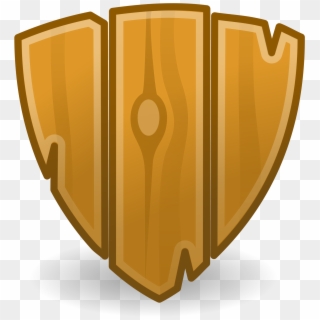 Güvenlik Png - Wooden Shield Icon, Transparent Png