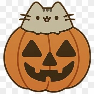 Pusheen Halloween K Rbis - Pusheen The Cat Halloween, HD Png Download