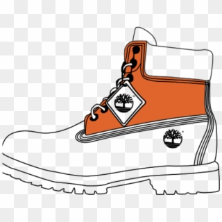 Drawn Boots Timberland - Timberland Boots Clipart, HD Png Download