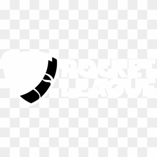 Rocket League Logo Black And White - White Rocket League Transparent, HD Png Download