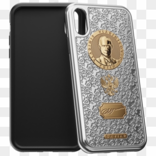 Vladimir Putin Iphone X Golden Case By Caviar - Caviar Case, HD Png Download