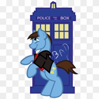 Pinksaphires, Bad Wolf, Doctor Who, Doctor Whooves, - Cartoon, HD Png Download