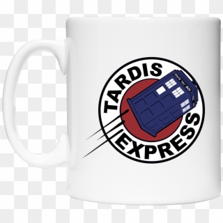 3dsupply Original Tardis Express Sonstiges Coffee Mug - Planet Express Ship Logo, HD Png Download