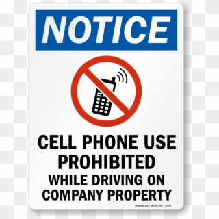 Notice No Cell Phone Use In Waiting Room Sign - No Outside Food Or Drinks Allowed, HD Png Download