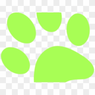 Neon Clipart Dog Paw - Circle, HD Png Download