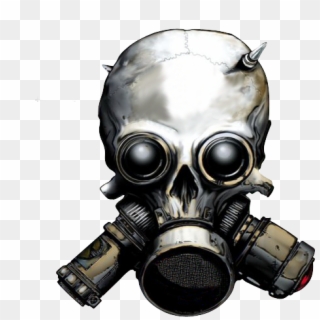 Gas Mask Tattoo Photo - Heavy Metal Fakk Skull, HD Png Download