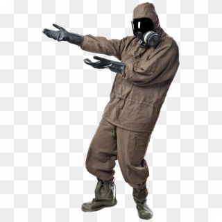 Here Ya Go Gas Mask Guy - Man With Gas Mask Png, Transparent Png