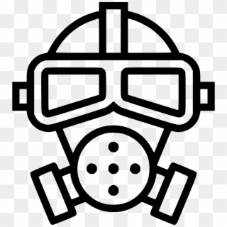 Gas Mask Poison Toxic Comments - Poison Gas Ww1 Drawing, HD Png Download