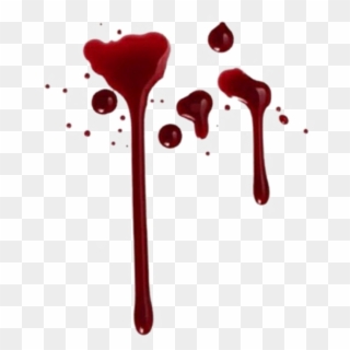 Blood Splatter Bloody Drip Halloween Memezasf - Blood Dripping Transparent, HD Png Download