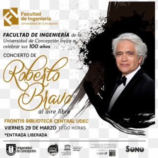 Concierto De Piano Centenario De Roberto Bravo - Facultad De Ingenieria Udec, HD Png Download