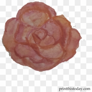 Handmade Orange Rose - Garden Roses, HD Png Download