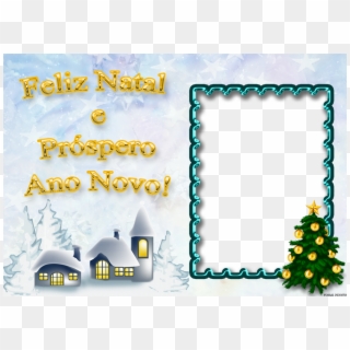 Feliz Natal E Prã³spero Ano Novo - Moldura Feliz Natal E Prospero Ano Novo, HD Png Download