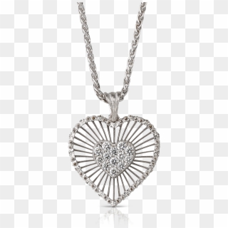 Tulle Heart Pendant, HD Png Download