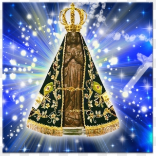 Azulejo Nossa Senhora Aparecida De Rosy Ramosna - Camisetas Nossa Senhora Aparecida, HD Png Download