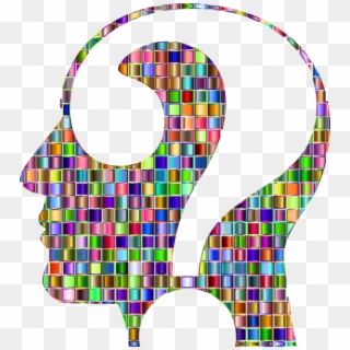 Open-ended Question Computer Icons Human Head Face - Mind Question Mark Png, Transparent Png