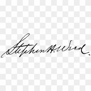 Stephen Hinsdale Weed Signature - Calligraphy, HD Png Download