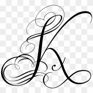 K Letter Logo - Line Art, HD Png Download