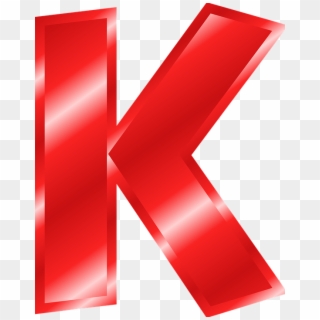 Letter K Png - Letter K Clipart Red, Transparent Png