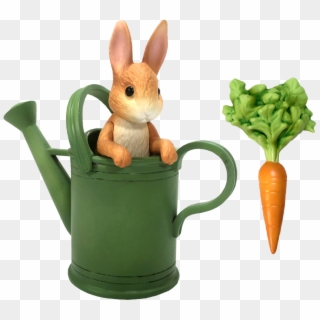 Fairy Garden Peter Rabbit And Watering Can Fairies - Peter Rabbit Garden Watering Can, HD Png Download