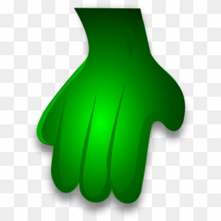 Green Hand Clip Art, HD Png Download