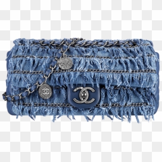 Handbag Denim Fashion Jeans Chanel Free Transparent - Handbag, HD Png Download