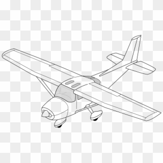 Cessna - Isometric Drawing Of Aircraft, HD Png Download
