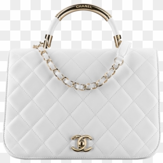 Fall Winter 2016/17 - Chanel Bag With Gold Handle, HD Png Download