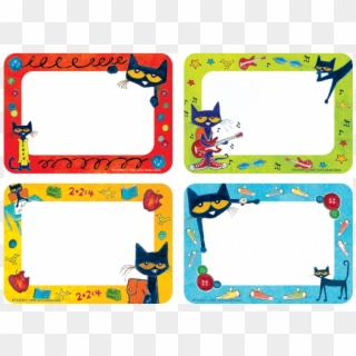 Pete The Cat Name Tags/labels - Pete The Cat Name Tag, HD Png Download