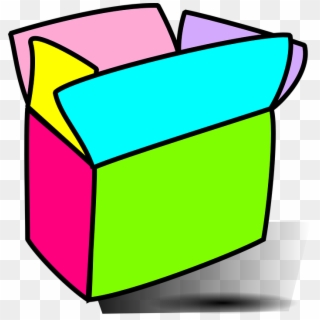 Box Colorful Open - Colorful Box Png, Transparent Png
