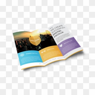 Tri Fold Brochure Png , Png Download - 3 Fold Flyer Png, Transparent Png