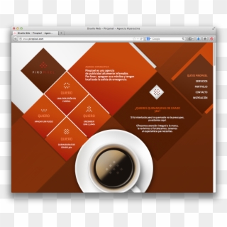 Diagonal Web Layout - Diamond Shape Cover Design, HD Png Download