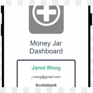 Money Jar App Prototype - Grey Matters, HD Png Download