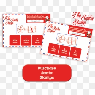 What Would You Like To Do Purchase Santa Stamps - Coquelicot, HD Png Download