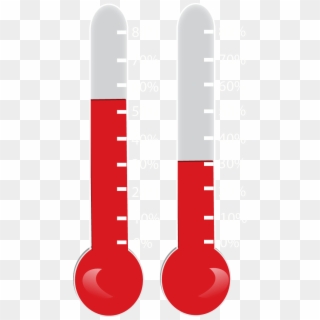 Goal Thermometer - Thermometer Clipart Without Background, HD Png Download