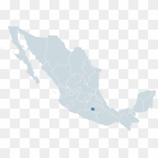 Mexico Map, Mx-mor - Mexico Map, HD Png Download