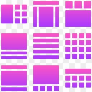Layouts Rounded Icon In Style Simple Ios Pink Gradient - Outlook Office Themes, HD Png Download