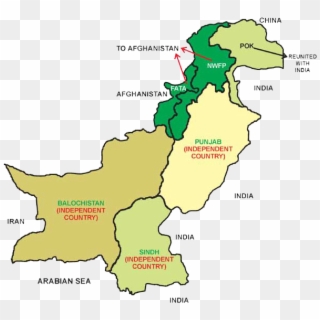 Pakistan Map Png Transparent - Political Division Of Pakistan, Png Download