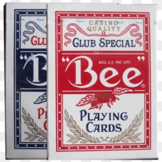 Baralho De Cartas Poker Profissional Bee - Bee Playing Cards Club Special, HD Png Download