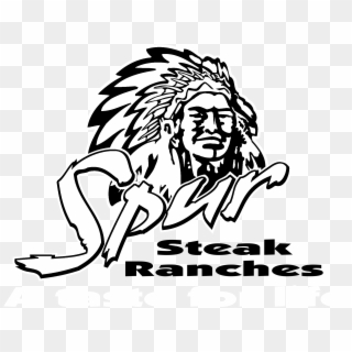 Spur Logo Black And White - Spur Steak Ranches Logo, HD Png Download