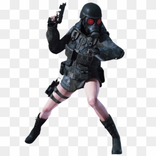 Resident Evil Revelations Lady Hunk , Png Download - Resident Evil Revelations Lady Hunk, Transparent Png