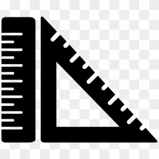 Ruler And Square Measuring Tools Svg Png Icon Free - Escuadras Png, Transparent Png