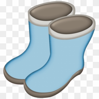 Rain Boots Clipart Free Images - Blue Wellies Clip Art, HD Png Download
