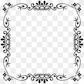 Style,design,abstract - Cute Black And White Page Border, HD Png Download