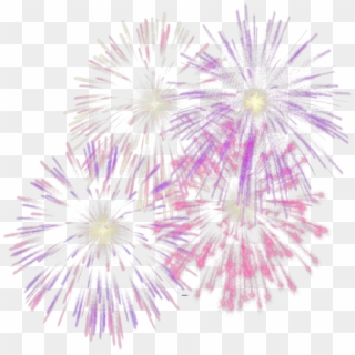 Fuegos Pirotecnicos Png - Purple Transparent Background Fireworks, Png Download