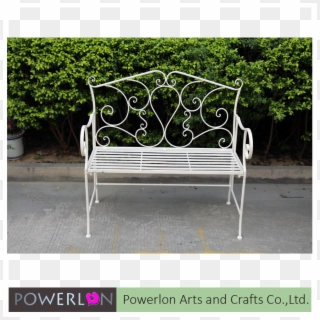Heart Of House Jasmin 4ft Metal Garden Bench With Cushion - Bench, HD Png Download