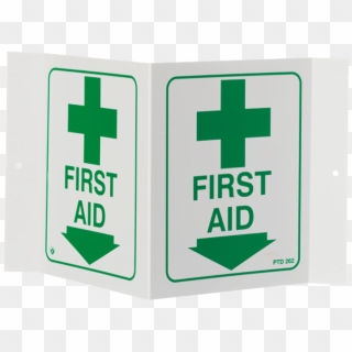 “first Aid” Arrow, 5\ - Cross, HD Png Download