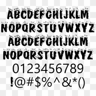 Decorative Crackling Fire Example - Simple Fire Font, HD Png Download