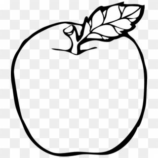 Drawn Apple Transparent - Solid Objects Clipart Black And White, HD Png Download